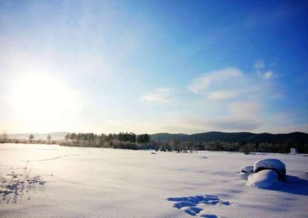 炎炎夏日，中国的北极竟然下雪了