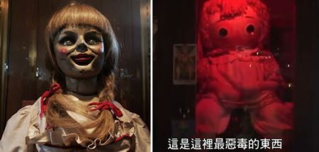 电影里的《安娜贝尔》（Annabelle）与真实全球的「安娜贝尔娃娃」（Annabelle Doll）。