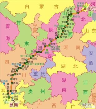 108国道起点跟终点 经过哪些城市-附地图