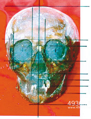 香妃复原图：通过头骨照片复原香妃容貌