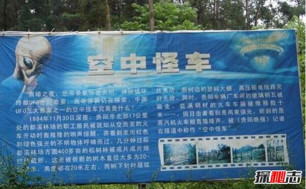 1994年贵阳空中怪车事件原因，外星生物造访都溪林场摧毁400亩松树