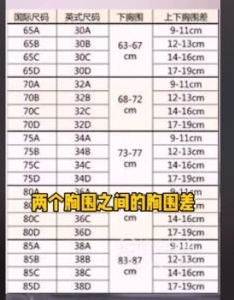 罩杯大小侧面对比示意图，罩杯大小是怎么计算的？