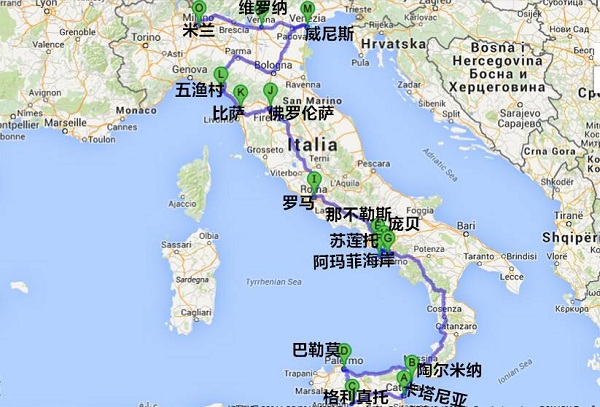 意大利那不勒斯＂僵尸病毒＂谜团--地图