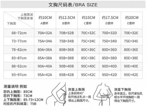 胸围90c罩杯是多少厘米？90c胸围是多少厘米尺码对比表