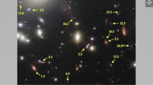 Webb 的 SMACS J0723 图像中的一些透镜背景宇宙岛的示例.jpg