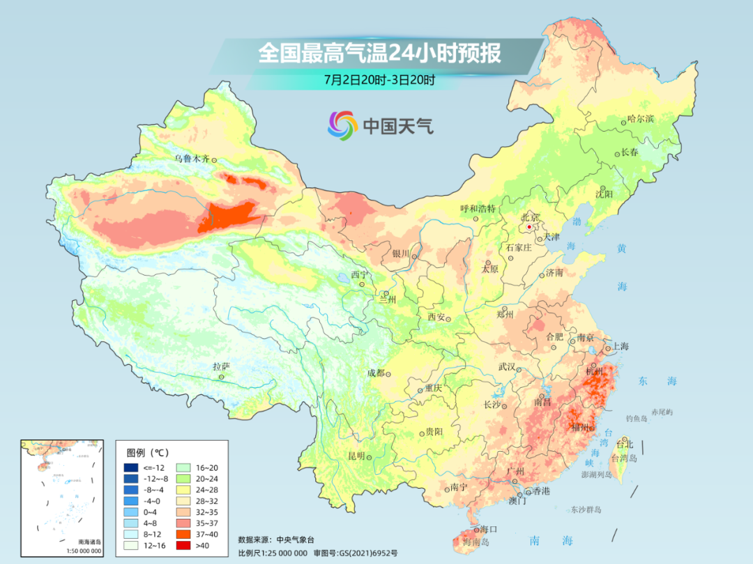 雨水暂歇高温接棒 未来一周南方高温将爆发式增长！