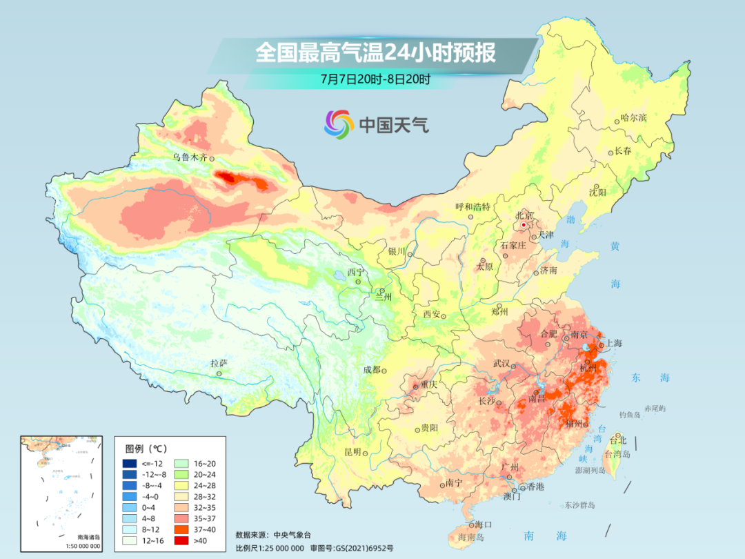 下周副热带高压位置将再次变化！近期多雨的黄淮等地雨会少吗？