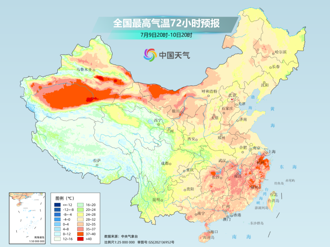 下周副热带高压位置将再次变化！近期多雨的黄淮等地雨会少吗？