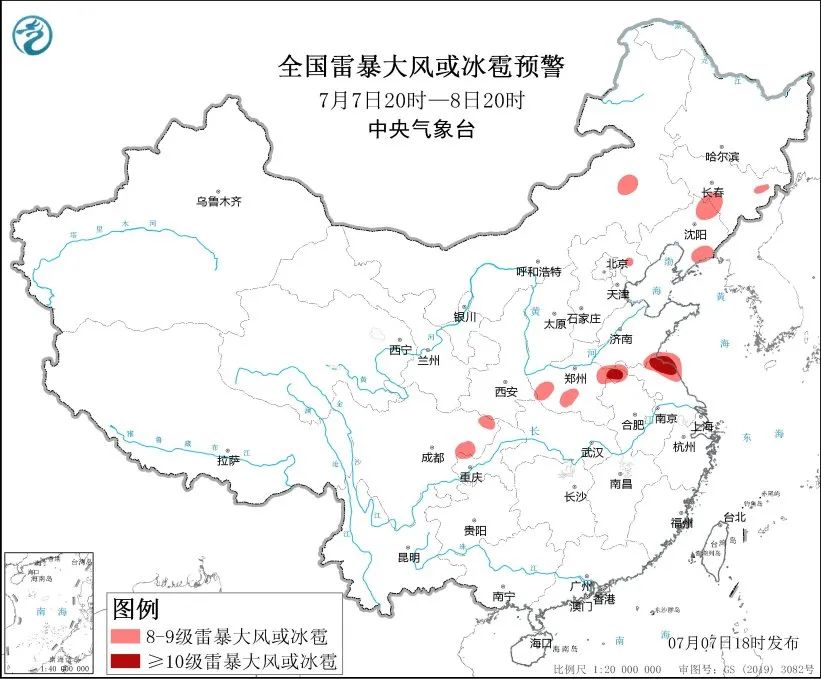 下周副热带高压位置将再次变化！近期多雨的黄淮等地雨会少吗？