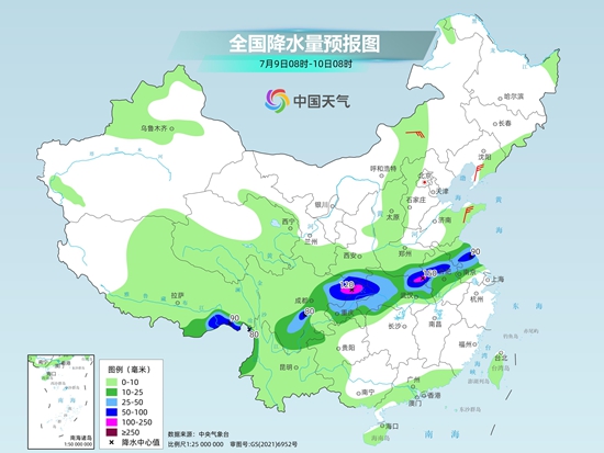 河南山东等地有强降雨 南方高温持续