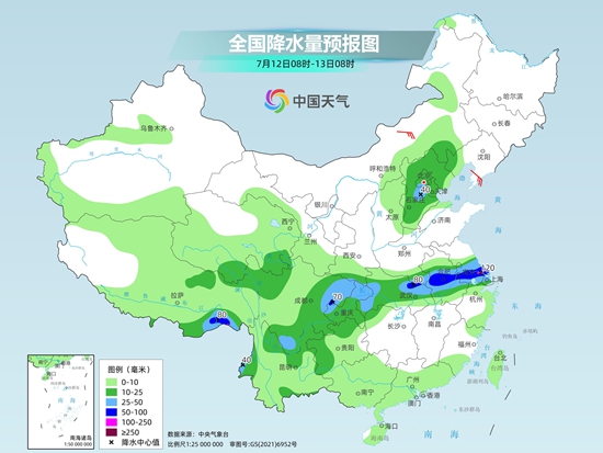 淮河流域警惕暴雨致灾 江西福建防暑热