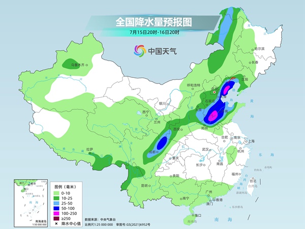 江淮强降雨进入最后的“疯狂” ，华北强降雨也将开启！