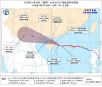 “摩羯”强势来袭华南风雨强劲 四川盆地至长江中下游高温持续营业