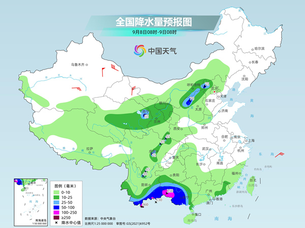 “摩羯”影响持续局地有特大暴雨 南方秋老虎将横行至9月上旬末