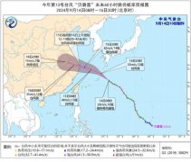 台风预警：“贝碧嘉”或于15日夜间至16日上午登陆江浙沪沿海