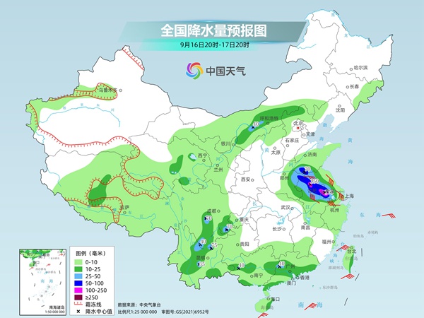 台风贝碧嘉将横穿沪苏皖深入内陆 警惕台风倒槽致河南暴雨局地大暴雨